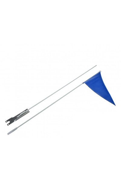 WMX Children's bicycle signal flag, blue color
