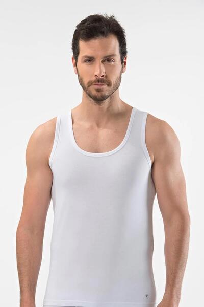 Cacharel 3-Pack Men's Undershirts, Cotton Lycra Men's Undershirts