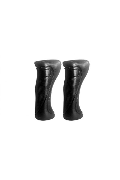 DSX Set 2 mansoane biciclete KRIS Ergo 0103, PVC, 120mm, culoare negru