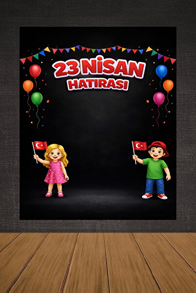 Rabadon 23 Nisan Hatıra Branda Okul Kutlama Afiş 150cm X 200cm
