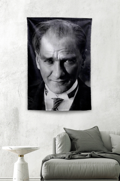 Vagonik Ataturk Themed Wall Covering Tapestry Pattern 433