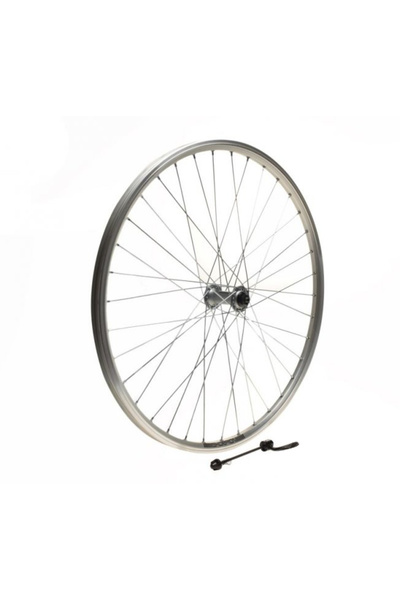 WMX Roata fata dubla bicicleta 28", quick release, Skorpion, culoare argintiu