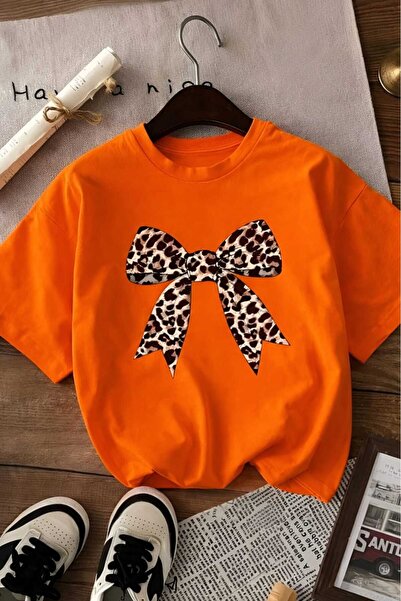 DM DOLCE MORE Ribbon Printed Unisex Children's T-Shirt 8Gh1