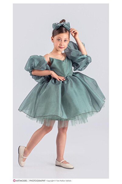 ÖRZİ Kids Βραδινό φόρεμα για κορίτσια για ειδικές περιστάσεις, με στέμμα, για...