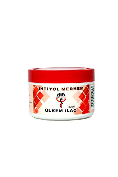 ülkem Ihtiyol Merhem 100 G Hakiki Kara Merhem Akne ve Çıban Karşıtı Bakım Kremi