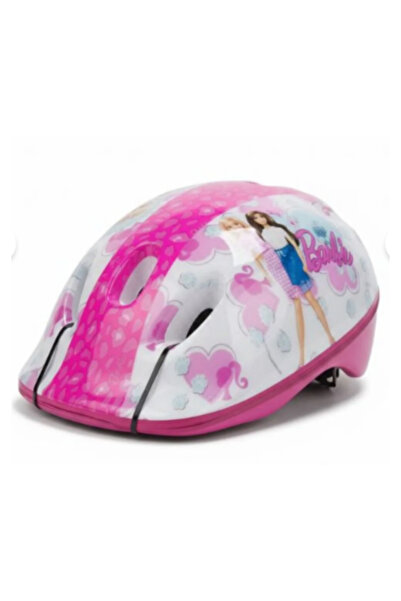 gogo premium Pembe Barbie Temalı Çocuk Bisiklet scooter Kaskı (5-9 Yaş)