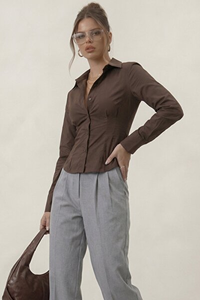 VAGGON Μακρυμάνικο πουκάμισο στενής γραμμής