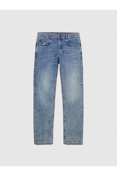 Sisley Men's Phoenix Regular Fit Curved Leg Denim Trousers 323A4I4Ise01O-Sis901