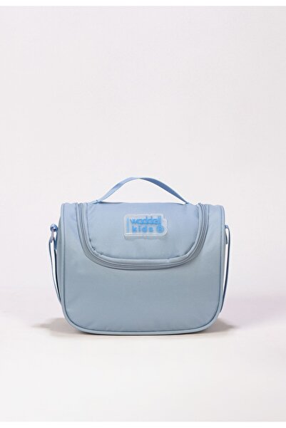 Waddell Licensed Blue Twill Fabric Thermal Lunch Bag with Adjustable Strap