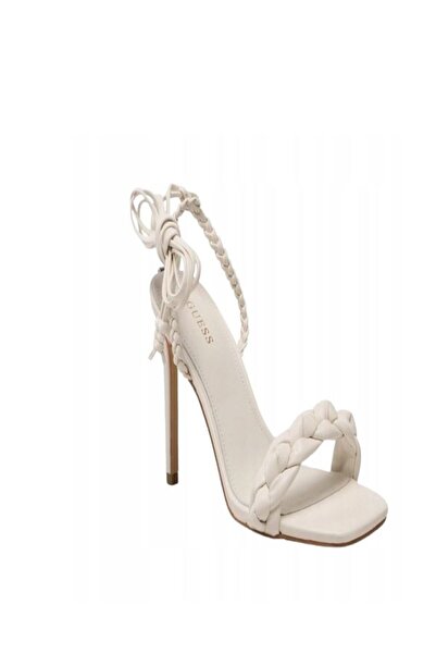 Guess Γυναικεία ψηλοτάκουνα σανδάλια με πλεκτό λουράκι