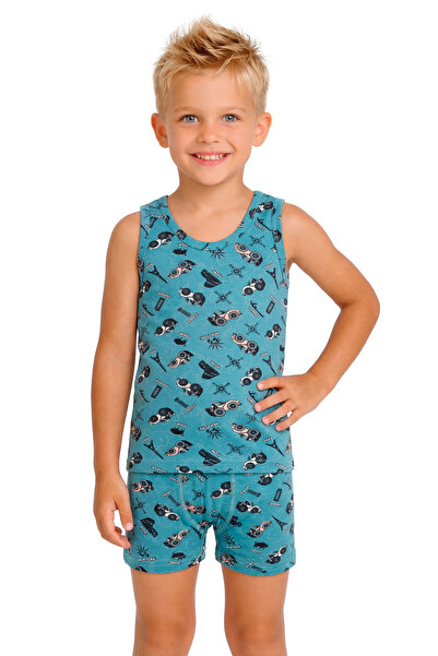 tatlıcottonkids SET BOXER CU MODEL PENTRU BĂIEȚI, DIN BUMBAC