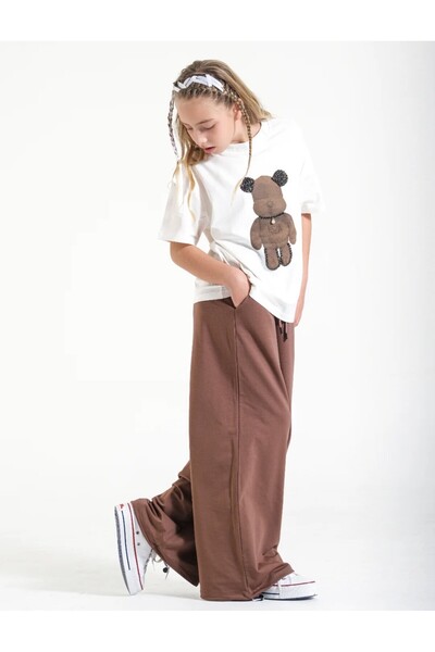 LOCO LOCO Set pantaloni și tricou pentru fete