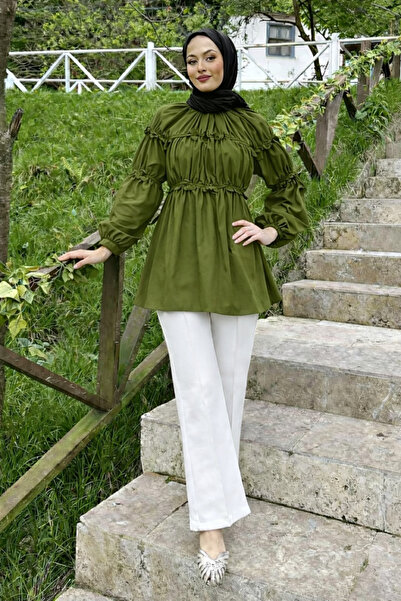 unika boutique Μίνι φλοράλ γυναικείο πουκάμισο τεσεττέττουρ