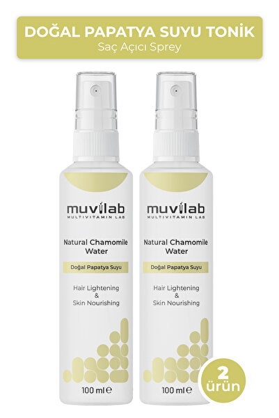 muvilab Doğal Saf Papatya Suyu Saç Renk Rengi Açıcı Sprey Bakım Toniği Dökülm...
