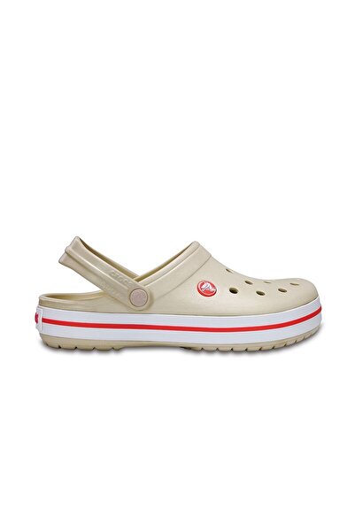 Crocs Γυναικείες καθημερινές παντόφλες σε μπεζ χρώμα Crocband