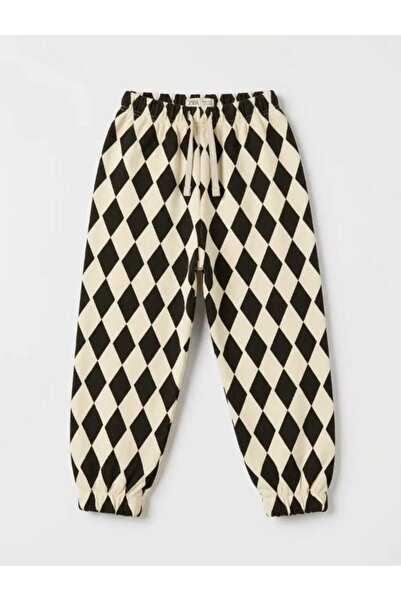 La ciel Paris Çocuk Damalı Jogger/Pantolon