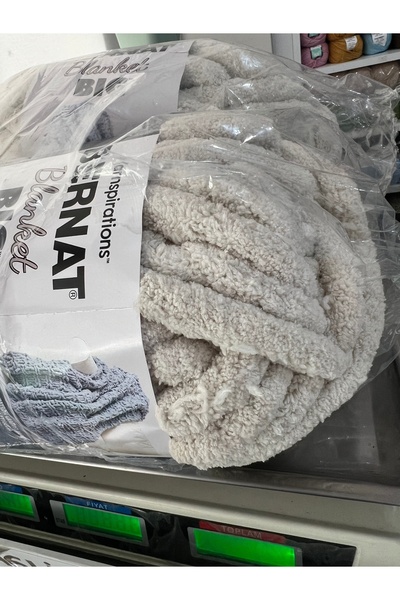 İhraç Fazlası Chunky battaniye ipi 2li paket