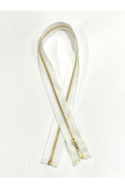 karantuhafiye Παλτό με φερμουάρ / 65 εκ. / Λευκόχρυσο νήμα