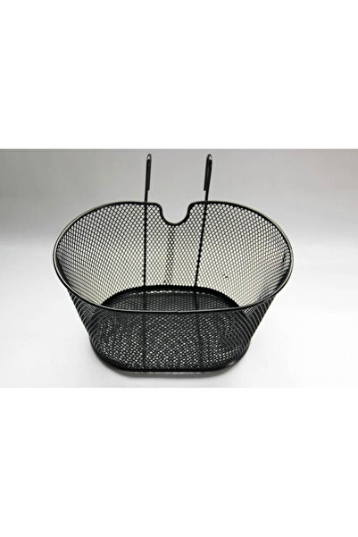 DSX Front bicycle basket HT-029, front mount, oval model, black color