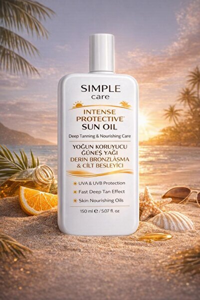 SIMPLE CARE Protective Sun Oil 150 ml Ultra Koruyucu ( Uzun Koruyucu Etki + B...