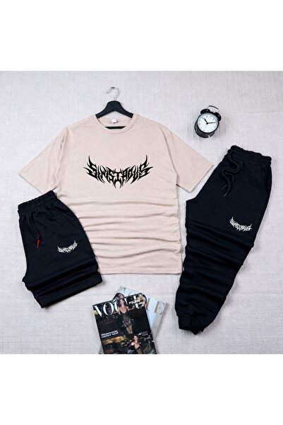 x-compass life Men'S/Women's Oversize 3-Piece Set – Casual Comfortable Tracks...