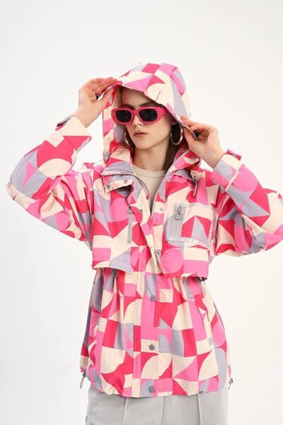 DENİKK Trend Iconic Design Water Repellent Windproof Raincoat Jacket-Iconic -...