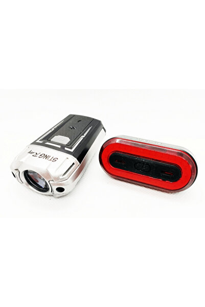 DSX Set far fata/spate biciclete 110C, cu fir pentru dinam in butuc
