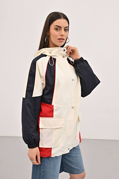 DENİKK Trend Iconic Design Water Repellent Windproof Raincoat Jacket-Iconic -...