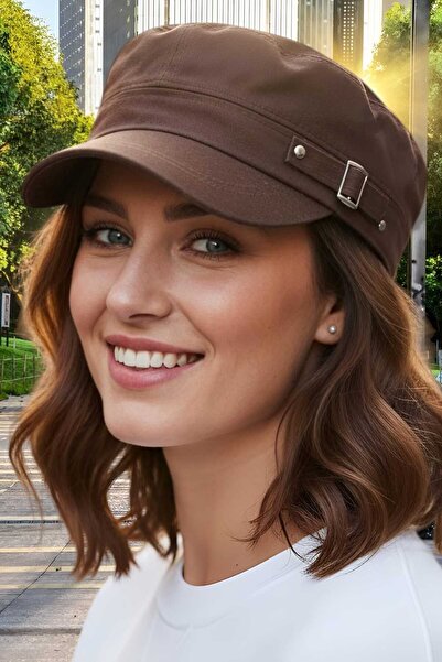 Uniquetrenders Γυναικείο καπέλο Castro Kep από 100% βαμβάκι με λεπτομέρεια αγ...