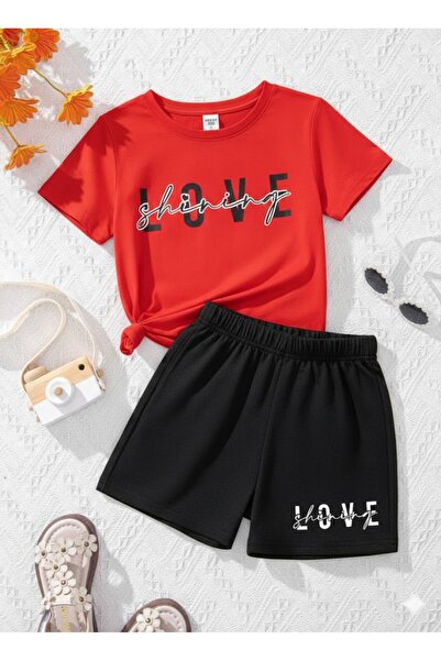 Nice Clothes ΚΑΛΟΚΑΙΡΙΝΟ ΠΑΙΔΙΚΟ ΜΠΛΟΥΖΑΚΙ ΚΑΙ ΣΟΡΤΣ UNISEX (ΜΕ ΣΤΑΜΠΑ LOVE)