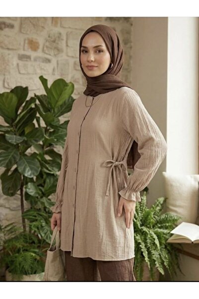 SHİROSA Τουνίκ με δαντελένια λεπτομέρεια για το προσκλητήριο