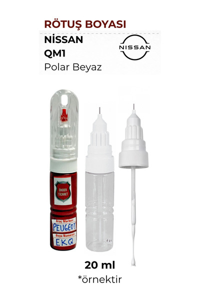 Önder Ticaret Nissan QM1 Polar Beyaz Rötuş Boyası