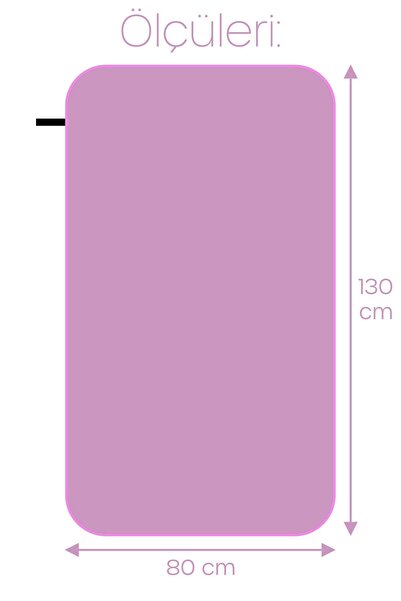 ALASTOR Unisex Microfiber Beach Towel 80X130Cm Soft Textured Sea Bath Sports Towel Large Size Purple