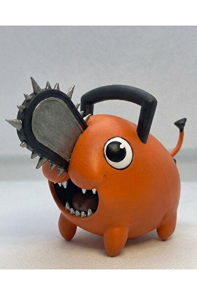 GM3dConcept Pochita Chainsaw Man 3D Figür Testere adam figür (EL Boyaması)