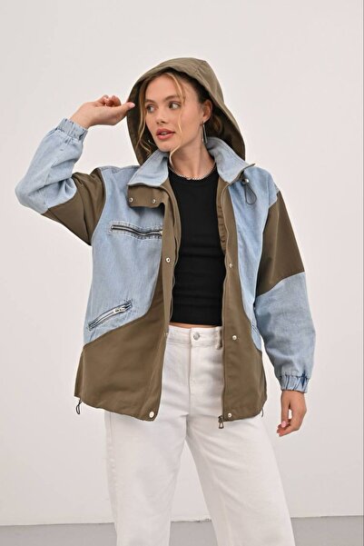 DENİKK Trend Iconic Design Water Repellent Windproof Raincoat Jacket-Iconic -...