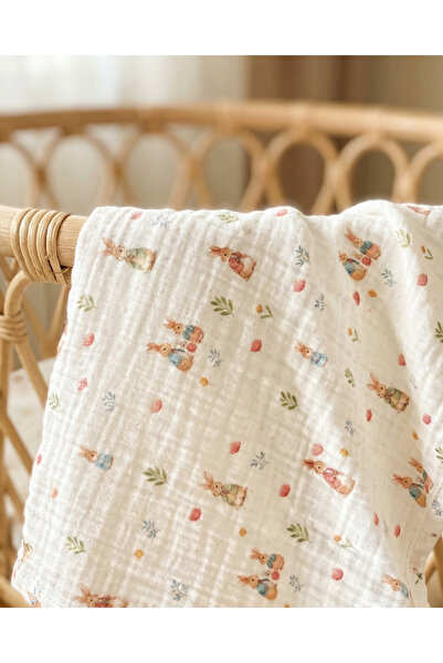 Zezig Bunnies Muslin Blanket