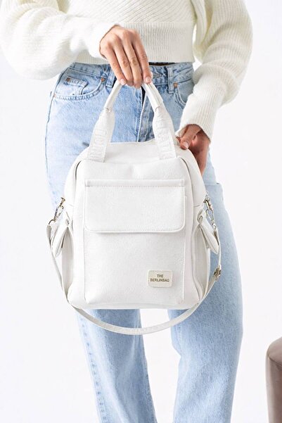 WİKİDAYS.S MODA TRENDİ Women's Soft Leather Backpack Daily Use Stylish Bag