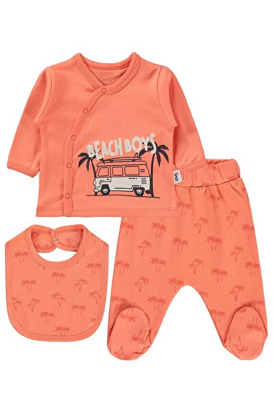 Civil Baby Beach Boys Printed Bodysuit Sets - Red