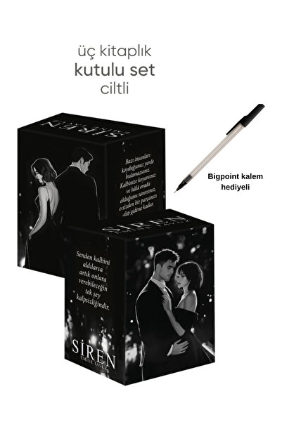 İndigo Kitap Siren 1 Siren 2 ve Siren 3 Özel Kutulu Set Emine Tavuz