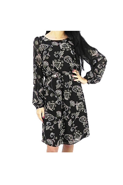 ZAZAMAG Αέρινο φλοράλ φόρεμα με ζώνη στη μέση