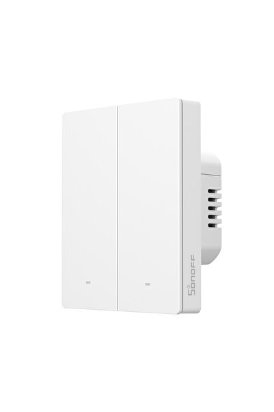 Sonoff ZBM5-2C-80W ZigBee Akıllı Duvar Anahtarı 2 Kanallı Nötr ve Nötrsüz Uyumlu