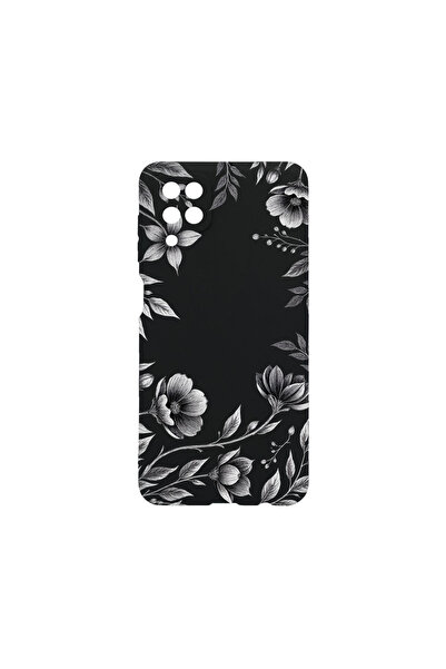 bestcase ®   Θήκη TPU Ultra Slim για Samsung Galaxy A12, Μαύρο Φλοράλ, 139647...