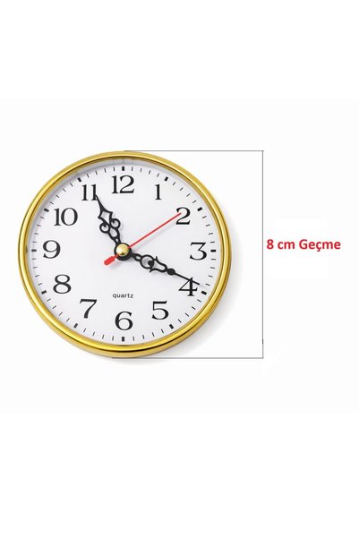 EXİZ TİCARET 8 cm Geçme Duvar Saati