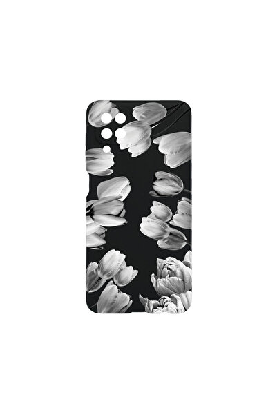 bestcase ®   Θήκη TPU Ultra Slim για Samsung Galaxy A12, Φλοράλ - Μαύρη Τουλί...