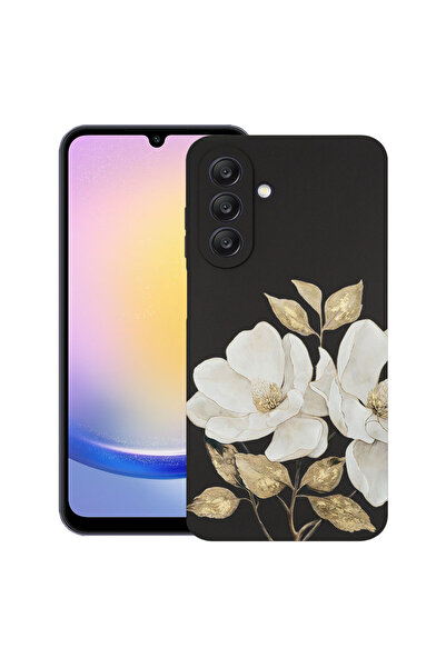 bestcase ®   Θήκη TPU Ultra Slim για Samsung Galaxy A26, Φλοράλ - Χρυσή Καμέλ...