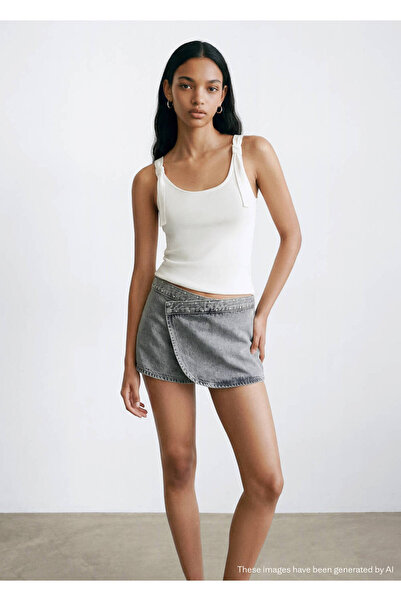Mango Teen Düğümlü askılı bluz