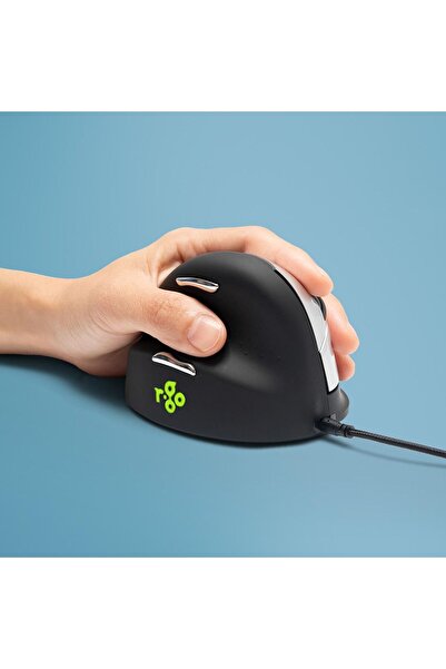 Other R-Go Tools HE Mouse Mouse vertical pentru mâna stângă, 5 butoane, rotiț...
