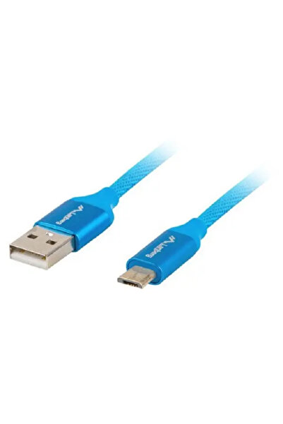 Lanberg Cablu Micro USB CA-USBM-20CU-0010-BL 1 m