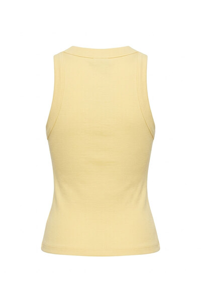 MAGARDE Crew Neck Premium Camisole Undershirt - Yellow