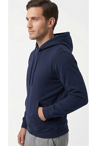 just wear zt سترة رياضية بجيب كنغر وغطاء للرأس